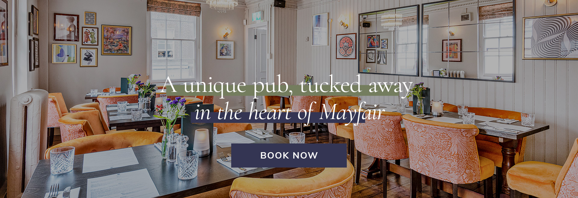 Enjoy a meal at your local pub at The Market Tavern in Mayfair